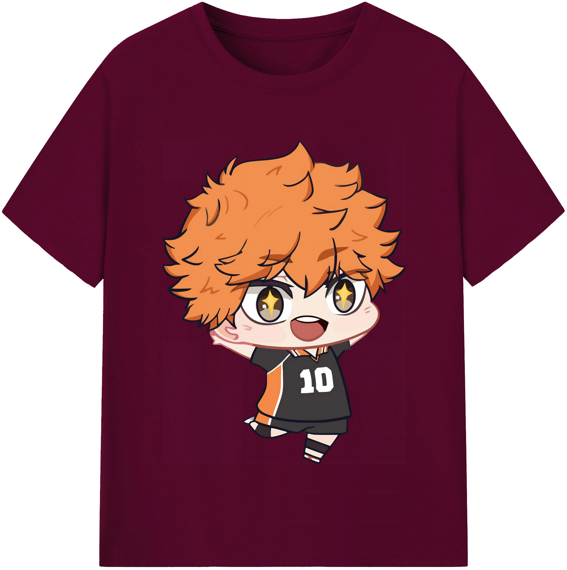 （画像用） ハイキュー!! Haikyu!! レディースカジュアルプリントTシャツ（綿100％）